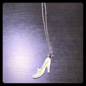 Disney Cinderella shoe necklace